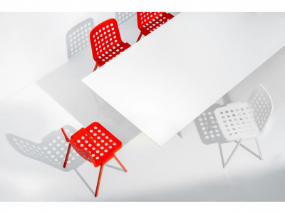 Стол ламинированный PEDRALI Arki-Table Outdoor сталь, алюминий, компакт-ламинат HPL белый Фото 7