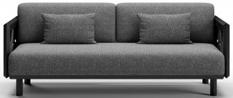 Диван двухместный с подушками-thumbs-Фото1