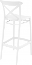 Стул пластиковый барный Cross Bar 75