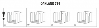 Сарай пластиковый Keter Oakland 759 полипропилен коричневато-серый, антрацит Фото 19