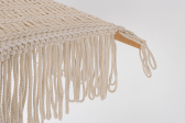 Зонт садовый плетеный Ø2.5 м Tagliamento Boho Macrame бук, хлопок натуральный Фото 5