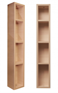 Поворотный зеркальный шкаф Shelf.On Хоп Шелф Эко ЛДСП молочный дуб Фото 1