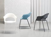 Кресло пластиковое Scab Design Lady B сталь, технополимер лен Фото 7