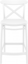 Стул пластиковый полубарный Siesta Contract Cross Bar 65 стеклопластик белый Фото 7