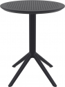 Стол пластиковый складной Siesta Contract Sky Folding Table Ø60 сталь, пластик черный Фото 7