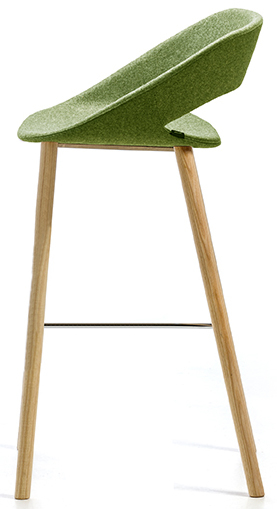 Кресло барное с обивкой Kabira Fabric ST-4WL