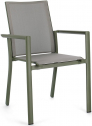Кресло текстиленовое Garden Relax Konnor алюминий, текстилен зеленый, темно-серый Фото 1