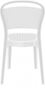 Стул пластиковый Siesta Contract Bee поликарбонат белый Фото 10