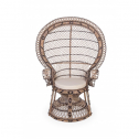Кресло плетеное с подушкой Garden Relax Pavone ротанг Фото 3