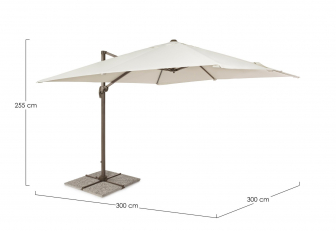 Зонт садовый 3х3 м-thumbs-Фото3