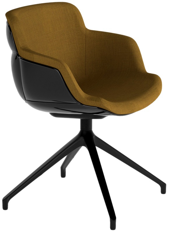 Кресло офисное с обивкой Choppy Sleek U