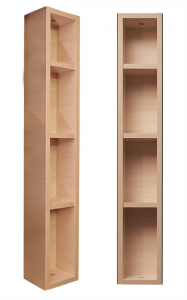 Поворотный зеркальный шкаф Shelf.On Хоп Шелф ЛДСП молочный дуб Фото 3
