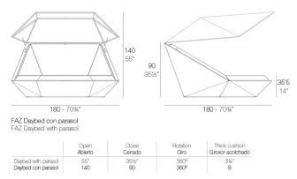 Лаунж-лежак с козырьком-thumbs-Фото3