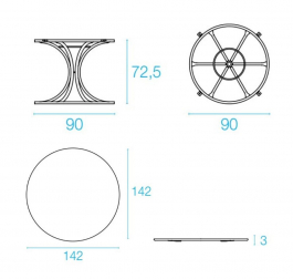 Стол обеденный металлический-thumbs-Фото3