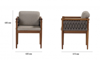 Кресло плетеное с подушками-thumbs-Фото3