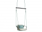 Качели плетеные Scab Design Lisa Swing сталь, морской канат антрацит, ментоловый Фото 6
