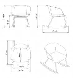 Кресло-качалка с обивкой-thumbs-Фото3