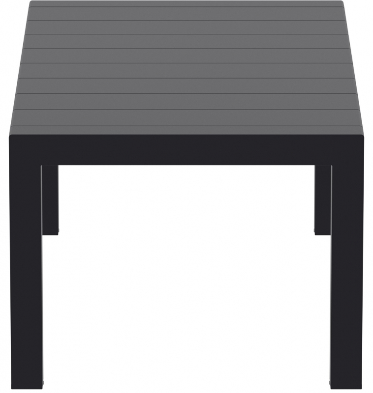 Стол пластиковый раздвижной Vegas Table Medium, черный, 1800-2200х1000х750 мм