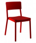 Стул пластиковый с обивкой Resol Lisboa upholstered seat chair стеклопластик, ткань Фото 2