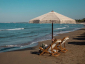 Зонт профессиональный Ø2.5 м THEUMBRELA SEMSIYE EVI Avocado Boho алюминий, полиэфирный шнур бежевый Фото 1