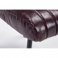 Стул винтажный Garden Relax Nelly сталь, искусственная кожа бордо Фото 6