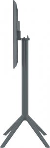 Комплект пластиковых барных складных столов Siesta Contract Sky Folding Bar Table 60 Set 4 сталь, пластик темно-серый Фото 12