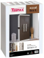 Шкаф пластиковый двухдверный Toomax Wood Line L пластик молочный, коричневый Фото 3