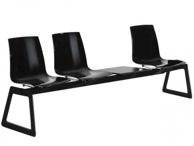 Система с тремя сиденьями и столиком PAPATYA X-Treme Bench сталь, поликарбонат Фото 4