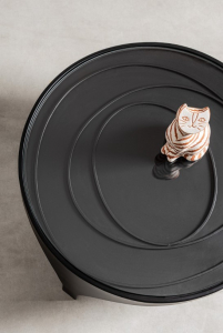 Столик кофейный металлический Garden Relax Archie сталь, стекло Фото 4