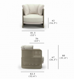 Кресло плетеное с подушками-thumbs-Фото3