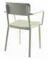 Кресло пластиковое с обивкой Resol Lisboa upholstered seat armchair стеклопластик, ткань Фото 2