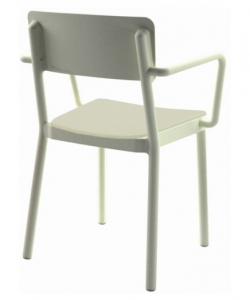 Кресло пластиковое с обивкой Resol Lisboa upholstered seat armchair стеклопластик, ткань Фото 2