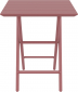 Стол пластиковый складной Siesta Contract Helen Folding Table 60 пластик марсала Фото 6