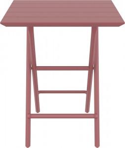 Стол пластиковый складной Siesta Contract Helen Folding Table 60 пластик марсала Фото 6