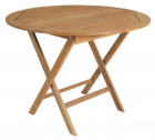 Стол обеденный деревянный складной BraFab Turin тик натуральный Фото 1