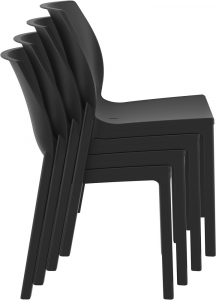 Стул пластиковый Siesta Contract Nora стеклопластик, полипропилен черный Фото 8