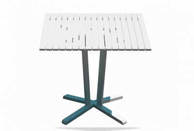 Стол обеденный металлический Magnani Aluminium Table алюминий Фото 4