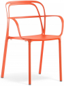 Кресло металлическое PEDRALI Intrigo алюминий оранжевый Фото 1