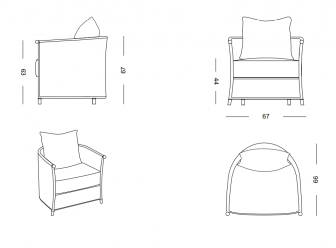 Кресло плетеное с подушками-thumbs-Фото3