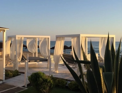 Шатер металлический с лежаками и навесом ReeHouse Summer алюминий, полиэстер Фото 4