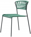 Стул плетеный Scab Design Lisa Filo сталь, роуп антрацит, ментоловый Фото 4