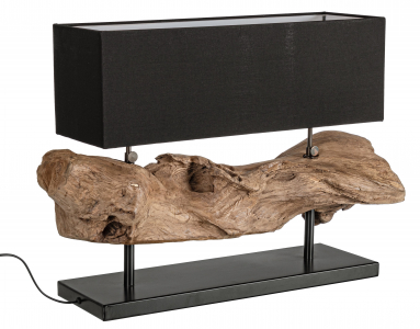 Светильник настольный Garden Relax Kleta тик, металл, ткань черный Фото 1