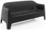 Диван пластиковый Vondom Solid Basic полипропилен черный Фото 2