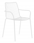 Кресло металлическое с высокой спинкой PEDRALI Nolita сталь белый Фото 1