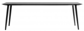 Стол ламинированный PEDRALI Babila ясень, алюминий, компакт-ламинат HPL черный ясень, черный Фото 1