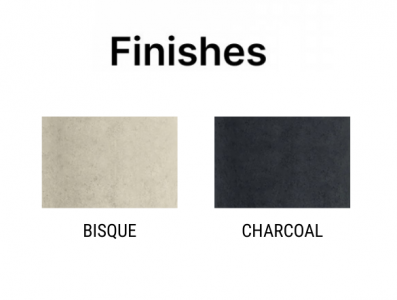 Столик кофейный бетонный SNOC Miura Charcoal S бетон древесный уголь Фото 3