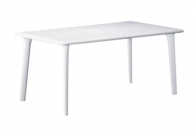 Стол пластиковый обеденный Resol Dessa table полипропилен белый Фото 1