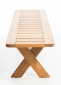 Скамейка деревянная WArt Focus Bench 200 ироко Фото 5