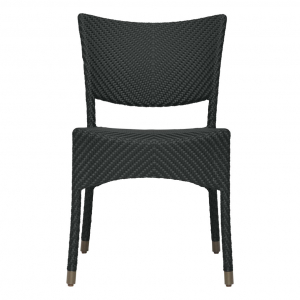 Стул плетеный JANUS et Cie Amari алюминий, искусственный ротанг лавовый Фото 4