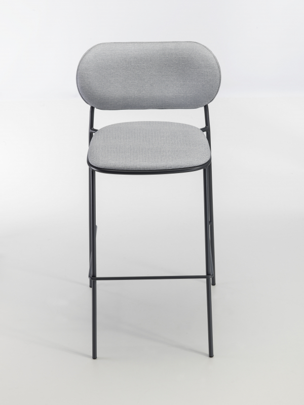 Стул барный с обивкой Nuta Light Stool 77